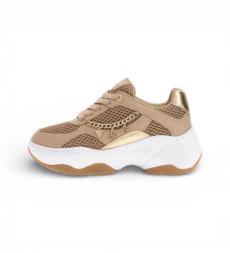 Guess per donna. FLPHARELE12 Sneakers marroni Harpaa (36), Marrone, Basso, Stringhe, Casual