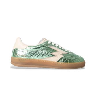 MOA Concept per donna. CL292 Sneakers in pelle Green Club (38), Basso, Stringhe, Casual, Verde