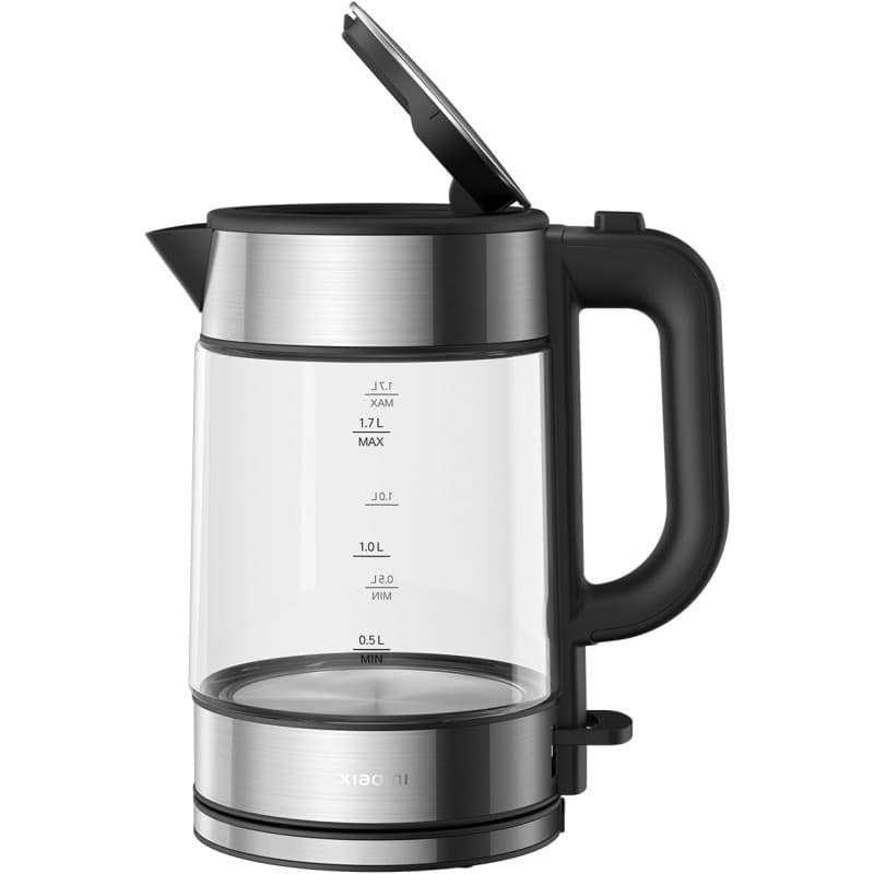 Bollitore elettrico in vetro Xiaomi Bollitore elettrico per acqua 2200 W - Capacita 1.7 litri - Vetro borosilicato - Filtro rimovibile - Riscaldamento