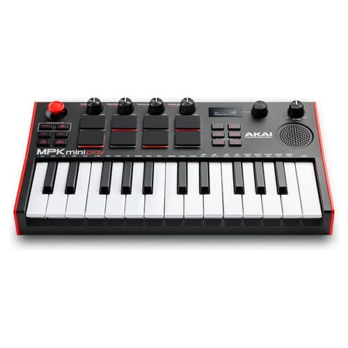Tastiera controller disc jockey MPK Mini Play Mk3 Black e Red