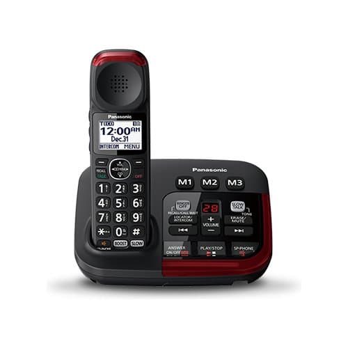 Cordless Panasonic KX TGM420EXB Black e Red Black e Red