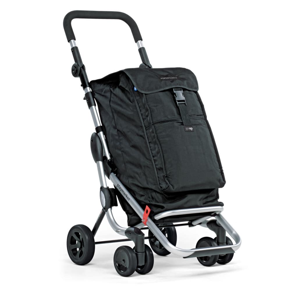 Foppapedretti Go Up Borsa trolley Alluminio, Nero