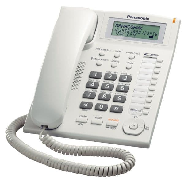 Panasonic KX-TS880 Bianco Identificatore di chiamata