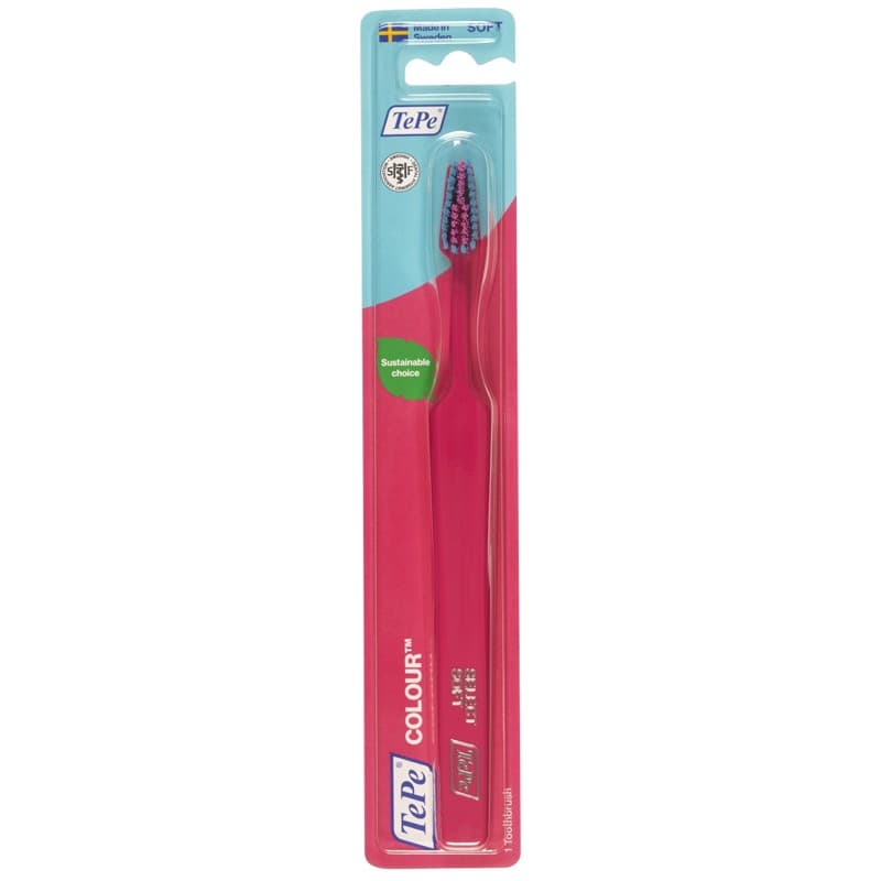 Tepe Prodotti Ig. Orale - Tepe Prodotti Ig. Orale Tepe Colour Spazzolino Soft Rosa Scuro