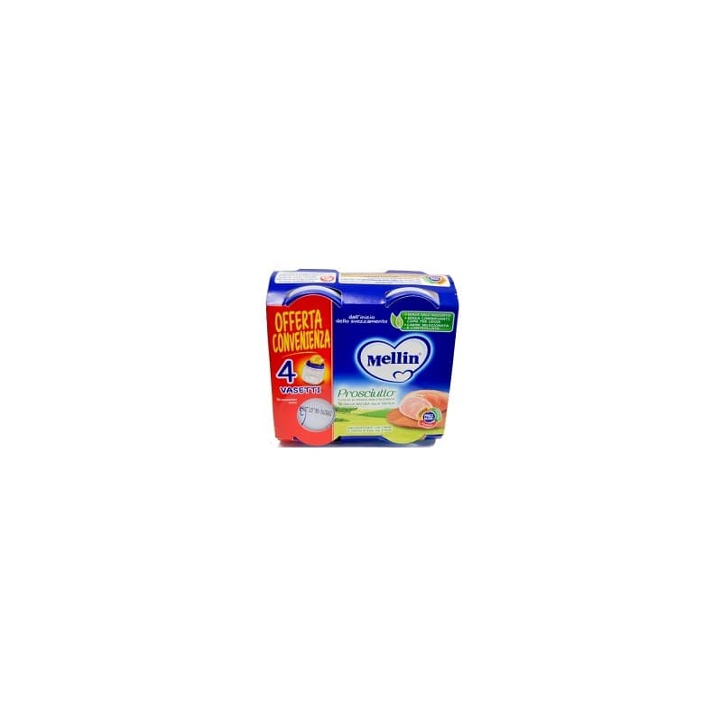 Mellin - Danone Nutricia Soc. Ben. Mellin Omogeneizzato Prosciutto 4 X 80g