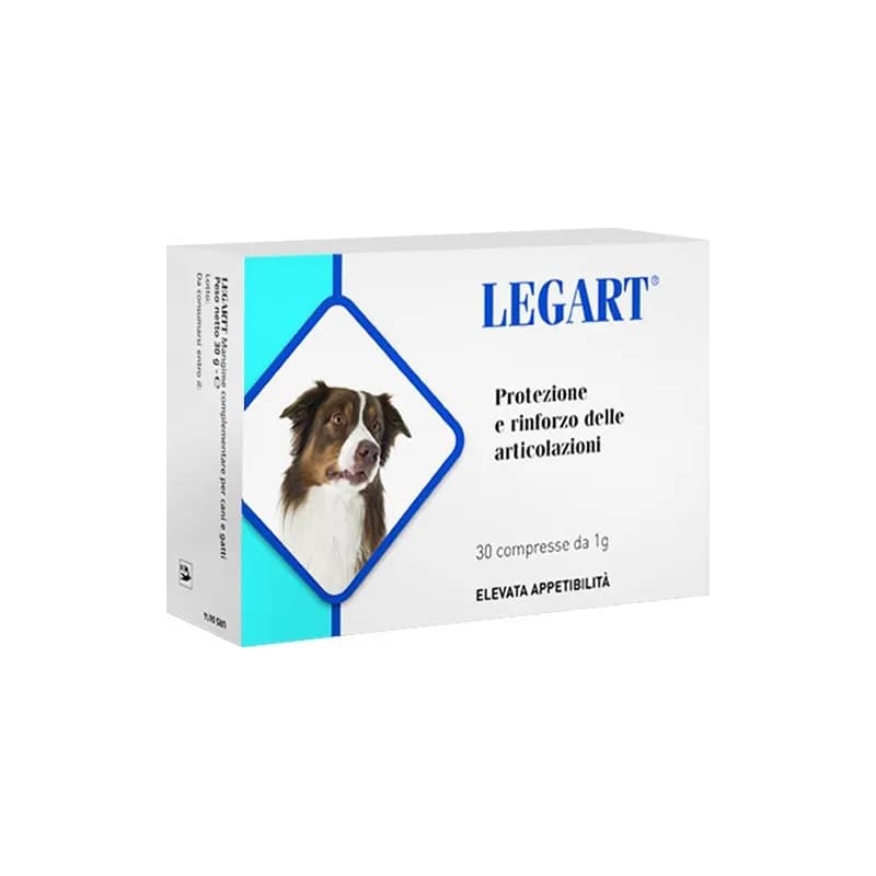 AURORA BIOFARMA Legart 30 Compresse - Mangime per la funzionalità articolare di cani e gatti