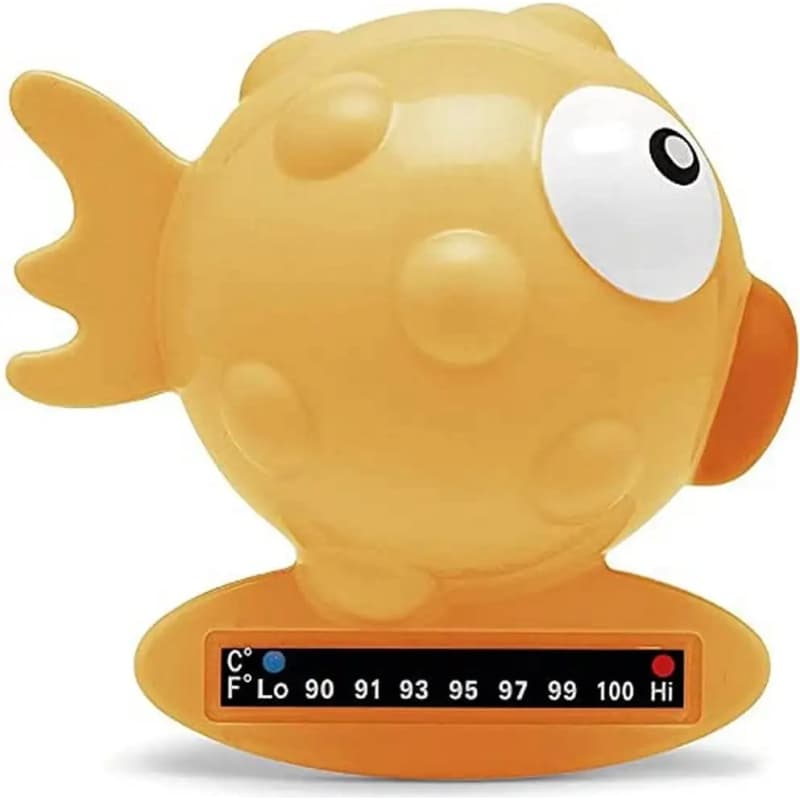 Chicco termometro da bagno per bambini a forma di pesce colore arancio