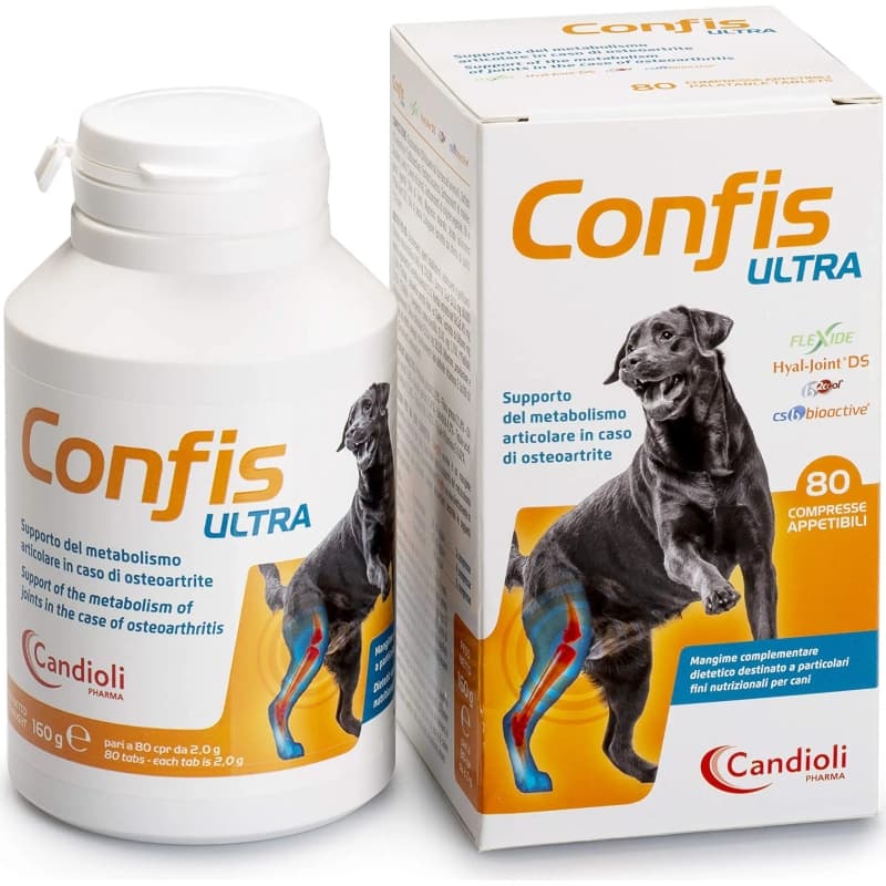 CANDIOLI Confis ultra 80 compresse - mangime complementare per cani
