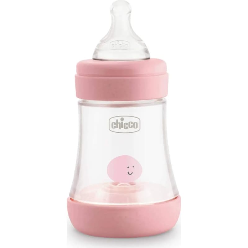 Chicco Perfect 5 - Biberon Anticolica Flusso Lento 150 ml Rosa