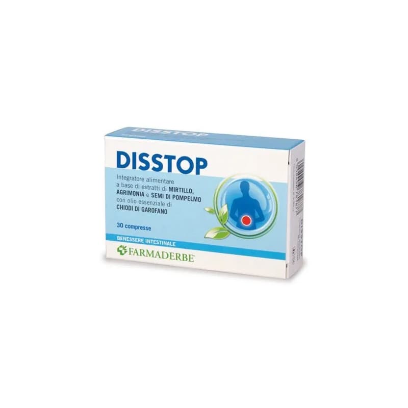 Disstop 30 Compresse - Integratore Per Il Benessere Gastrointestinale