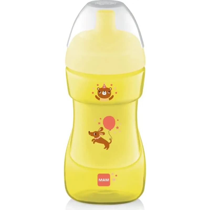 MAM Sports Cup - Tazza antigoccia per bere da 330 ml colore Sorbet green