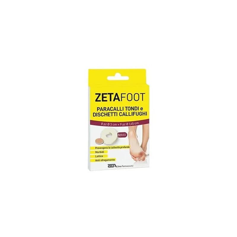 ZETA Zeta Foot - 8 Paracalli Tondi + 9 Dischetti Callifughi