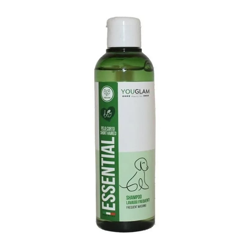 YOUGLAM Essential - Shampoo lavaggi frequenti per cani con Pelo corto 200 ml