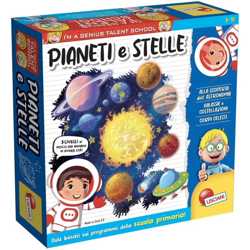 LISCIANI I'm A Genius Ts Pianeti E Stelle - gioco educativo