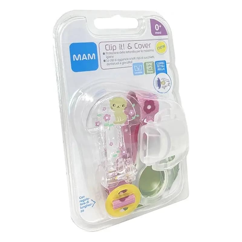MAM Clip&Cover - Portasucchietto - Rosa in fantasie assortite