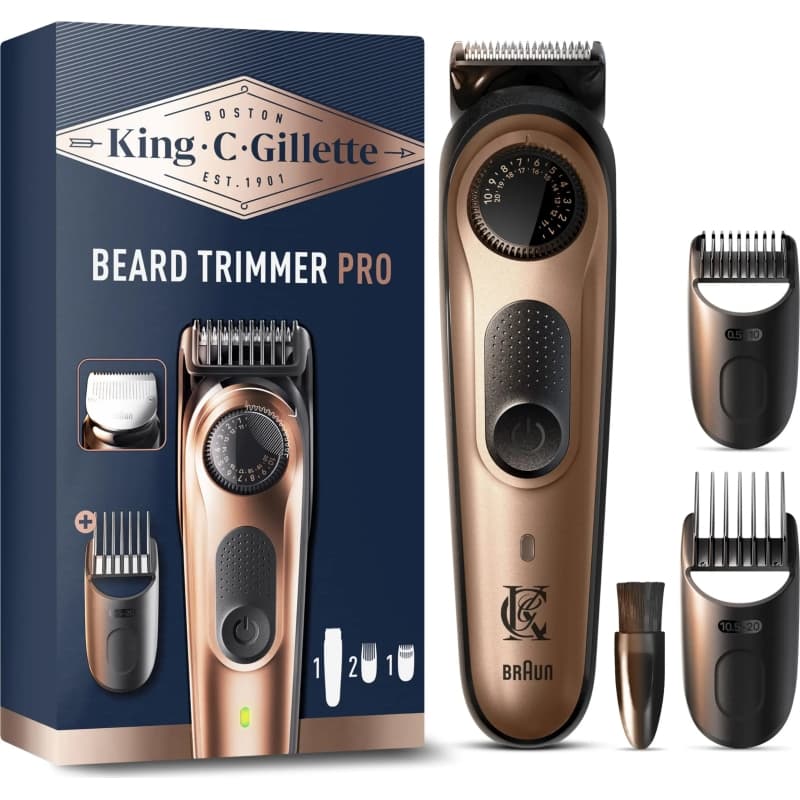GILLETTE King C. Gillette Beard Trimmer Pro - Regolabarba Elettrico