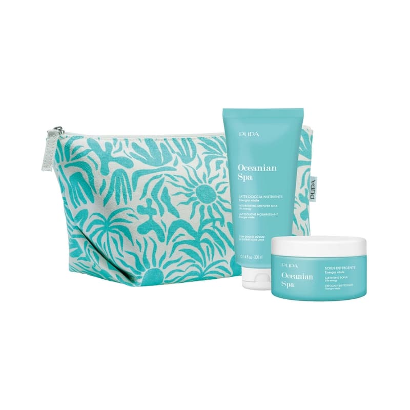 PUPA Oceania Spa - Latte Doccia Nutriente 300 ml + Scrub Corpo Latte Doccia 250 ml