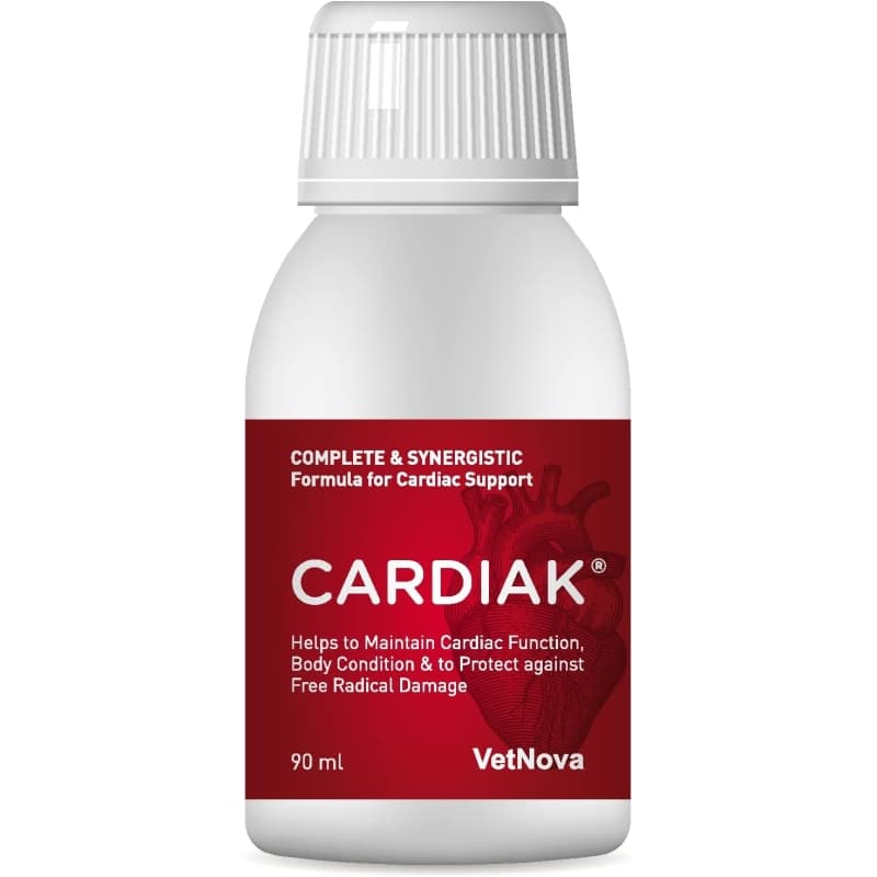 VETNOVA cardiak Pesce - Mangime complementare per cani e gatti per la funzione cardiaca 90 ml