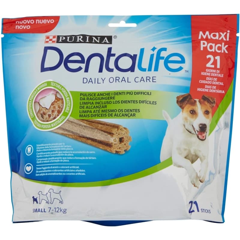 Dentalife - 21 Sticks Dentali Anti Placca e Tartaro per Cani Taglia Piccola