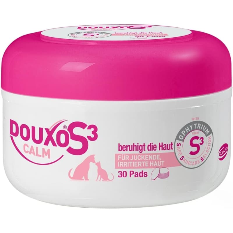 CEVA SALUTE ANIMALE Duoxo S3 Calm - 30 Dischetti Lenitivi Idratanti per Cute Sensibile e Irritata