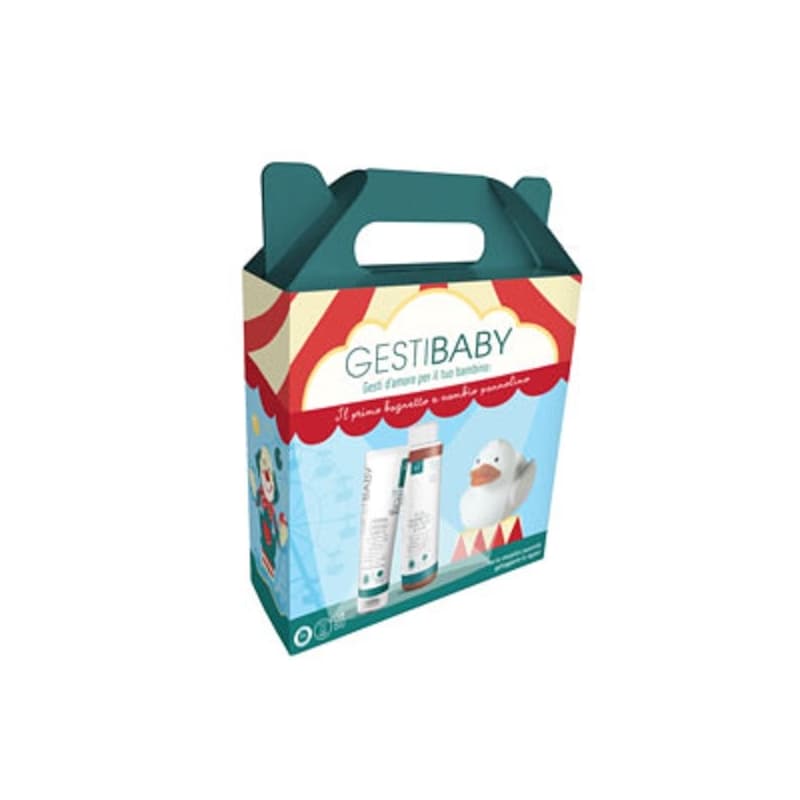 FARMACEUTICA LODIGIANA Gesti Baby Cofanetto - Crema Cambio + Olio Bagnetto per Neonati Pelli Delicate