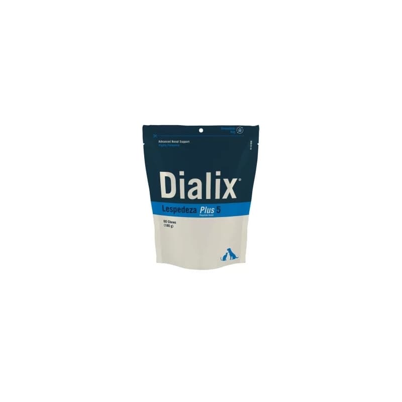 VETNOVA Dialix Lespedeza Plus 5 - Mangime complementare per supportare la funzionalità renale 60 chews