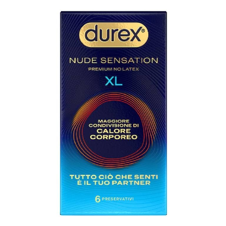 Durex Preservativi nude sensation XL no latex (6 pezzi)