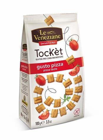 Le Veneziane Tocket Mini Grissini Gusto Pizza senza glutine 100 gr