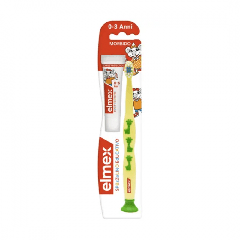 Elmex - Elmex Spazzolino Educativo Per Bambini 0-3 Anni - 1 Pezzo