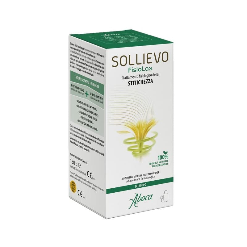 Aboca - Aboca Sollievo Fisiolax Sciroppo Per La Stitichezza Occasionale 180 G