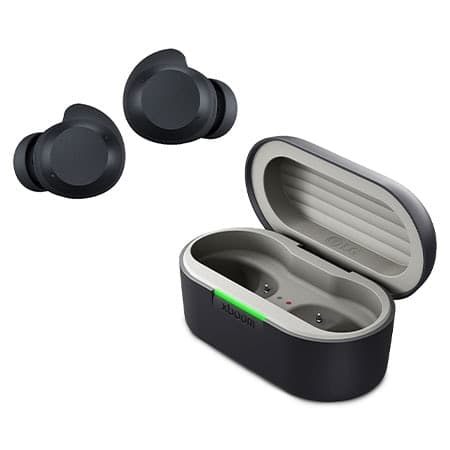 LG xboom buds by will.i.am Auricolari True Wireless con ANC, Driver in grafene, Resistenti agli schizzi (IPx4) Black - XBOOM BUDS