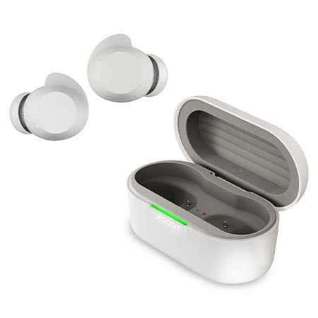 LG xboom buds by will.i.am Auricolari True Wireless con ANC, Driver in grafene, Resistenti agli schizzi (IPx4) White - XBOOM BUDS WH