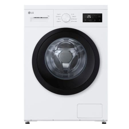 Lavatrice slim 7kg | Serie A1 Classe A | 1400 giri, Programma Igiene con vapore, Display grande, Design essenziale | White - F4NA10S7NWK