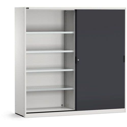 Armadio con ante scorrevoli - 2040x600x2000 mm - Antracite,