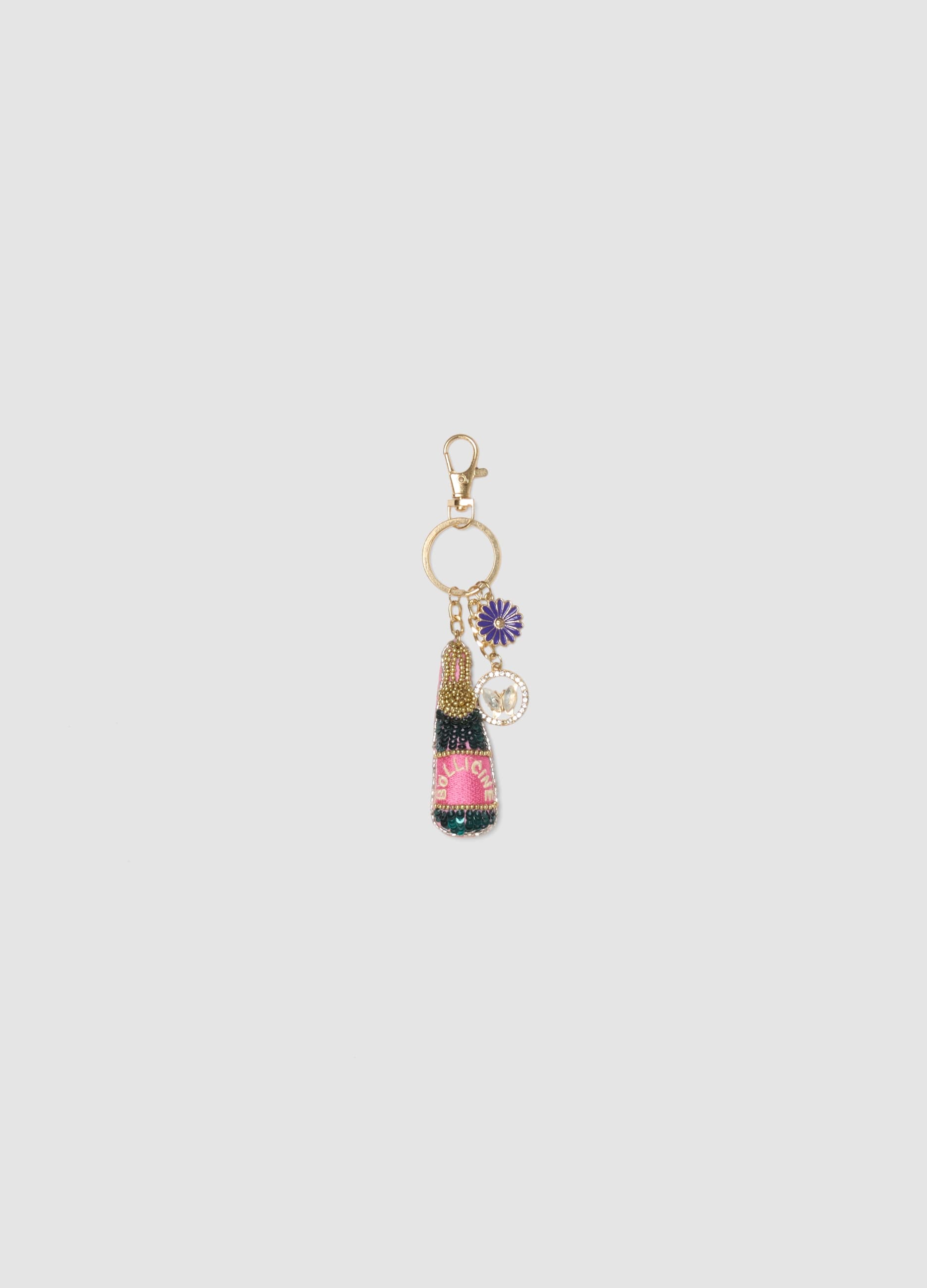 OVS, Ciondolo Multicolor Con Charms E Dettagli Dorati, Donna, Multicolor, Taglia: ONE SIZE