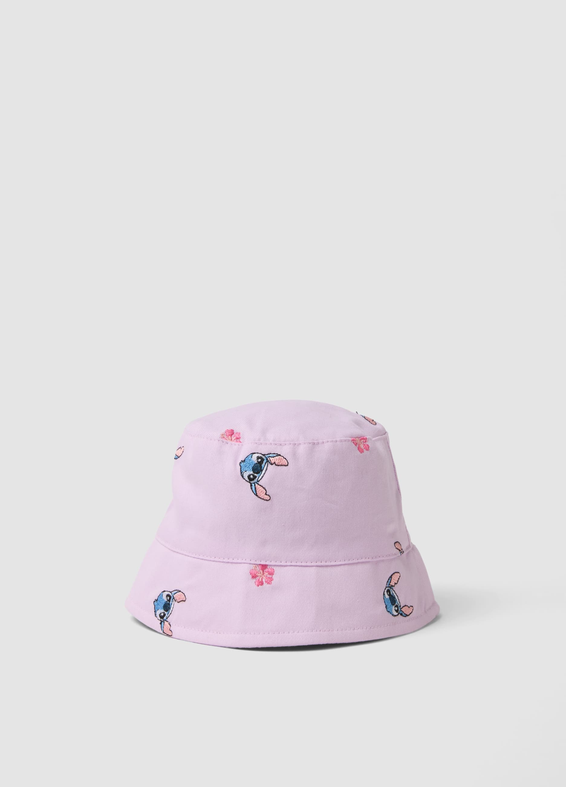 FAGOTTINO, Cappello In Puro Cotone Viola Da Bimba Con Stitch, Bambina, Viola, Taglia: 46-48