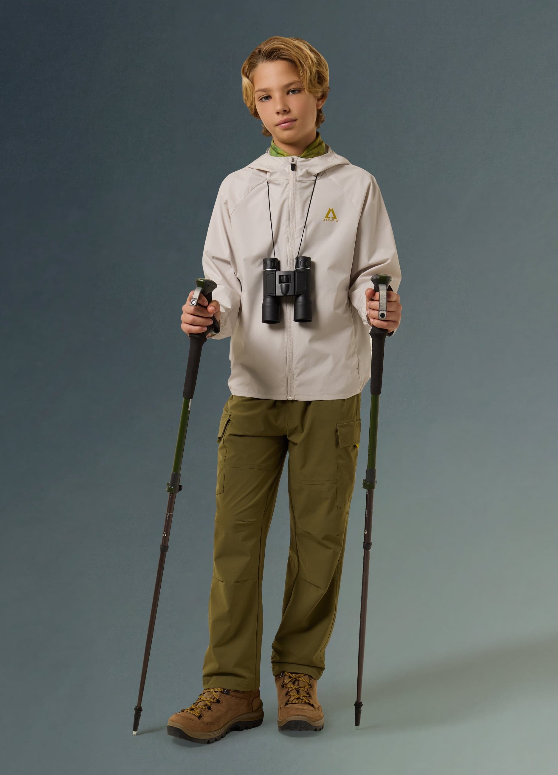 ALTAVIA, Pantalone Cargo Altavia With Deborah Compagnoni, Bambino, Verde, Taglia: 10-11