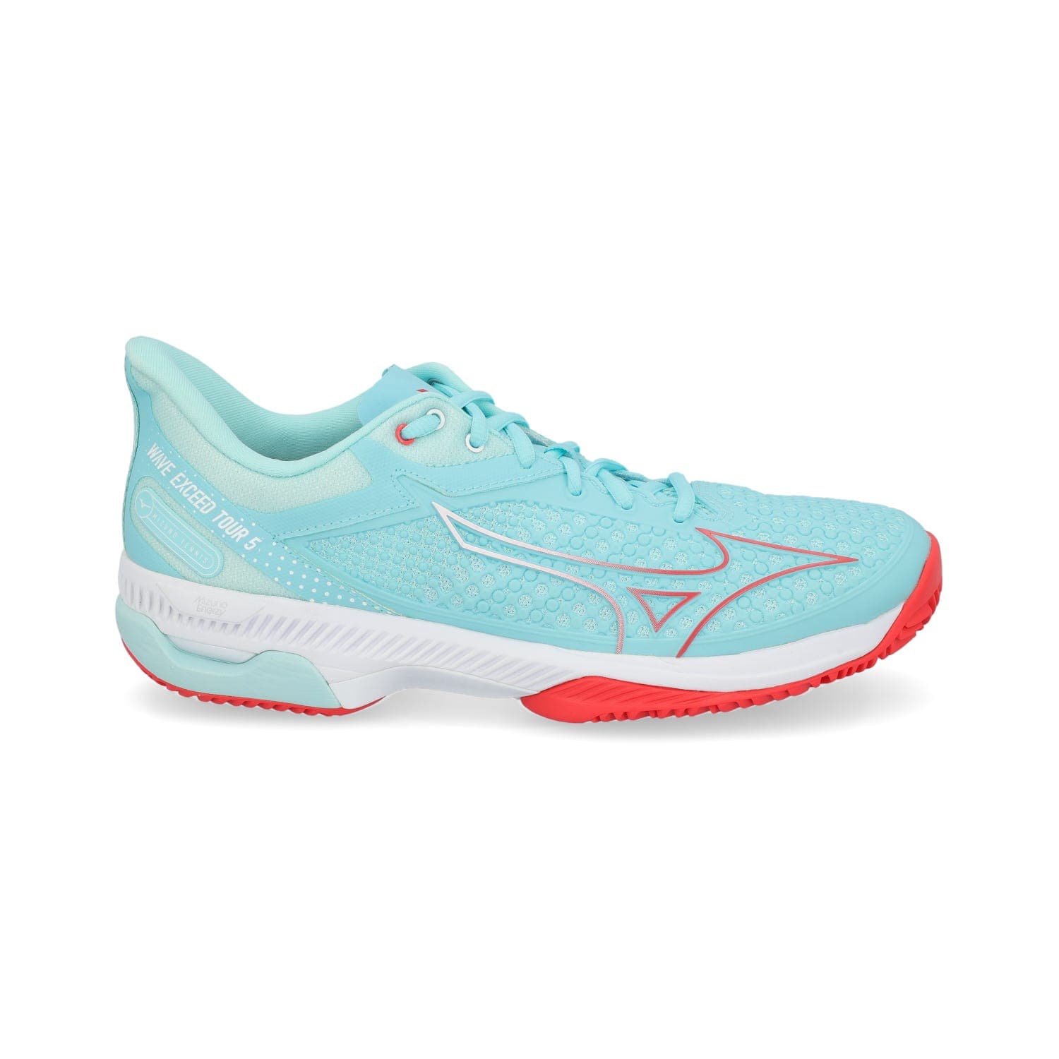 Mizuno Wave Exceed Tour Cc Wos Light Blue Women's Red