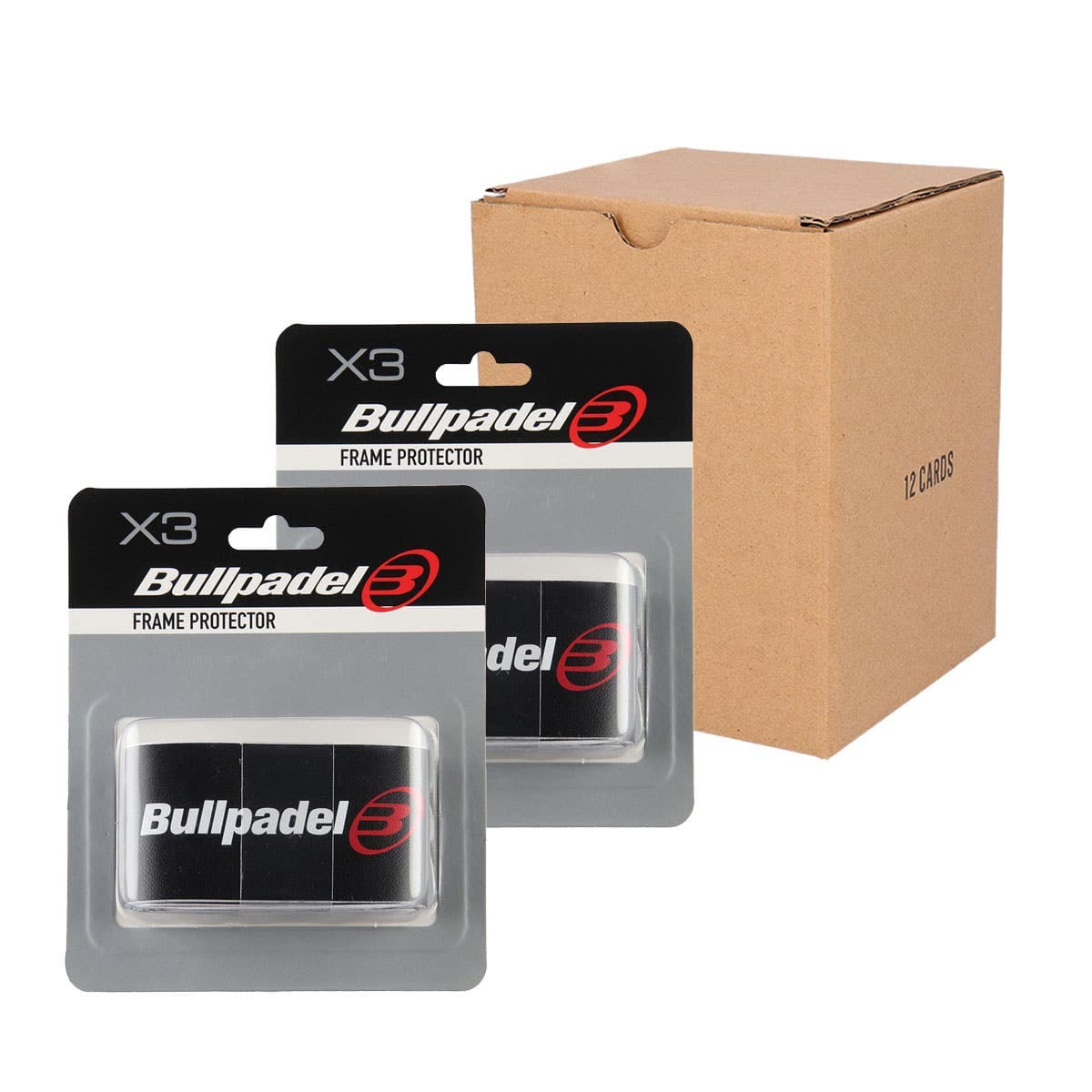 Box Protector Bullpadel Frame Black 12 Pcs.