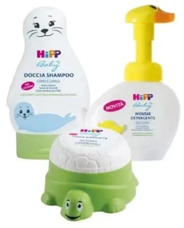 Hipp Mille Bolle Blu Cofanetto Bimbi Con Doccia Shampoo 200ml + Mousse Detergente 250ml + Crema Idratante 100ml