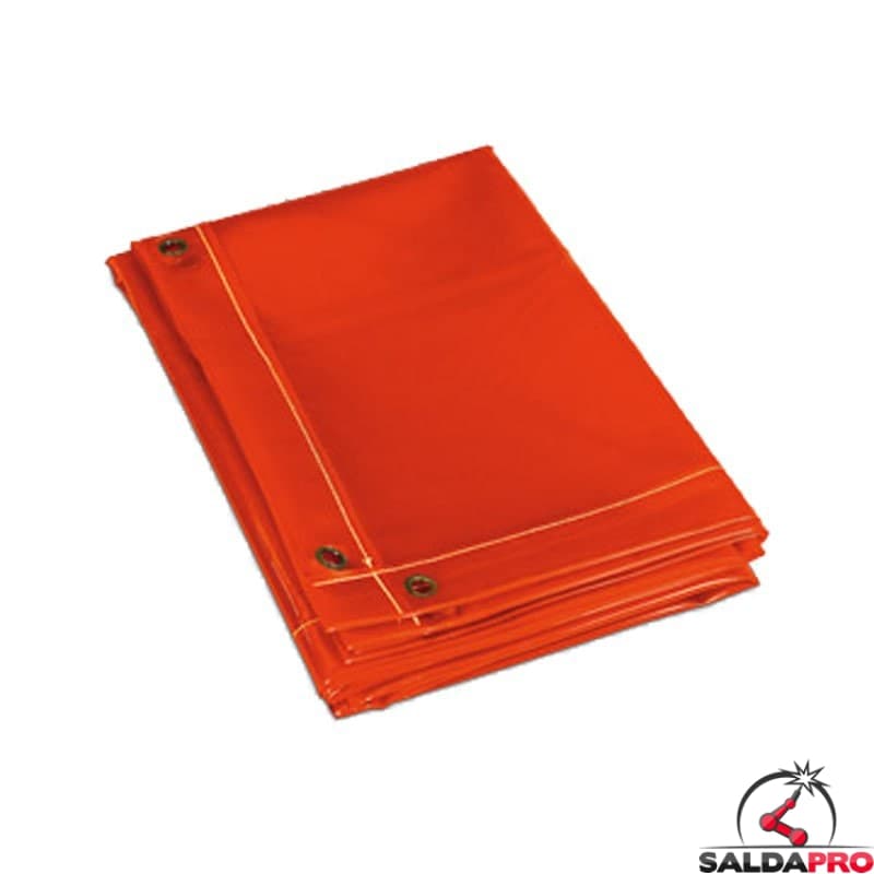 Tenda rossa di protezione 174x174 cm per schermo di protezione Telwin