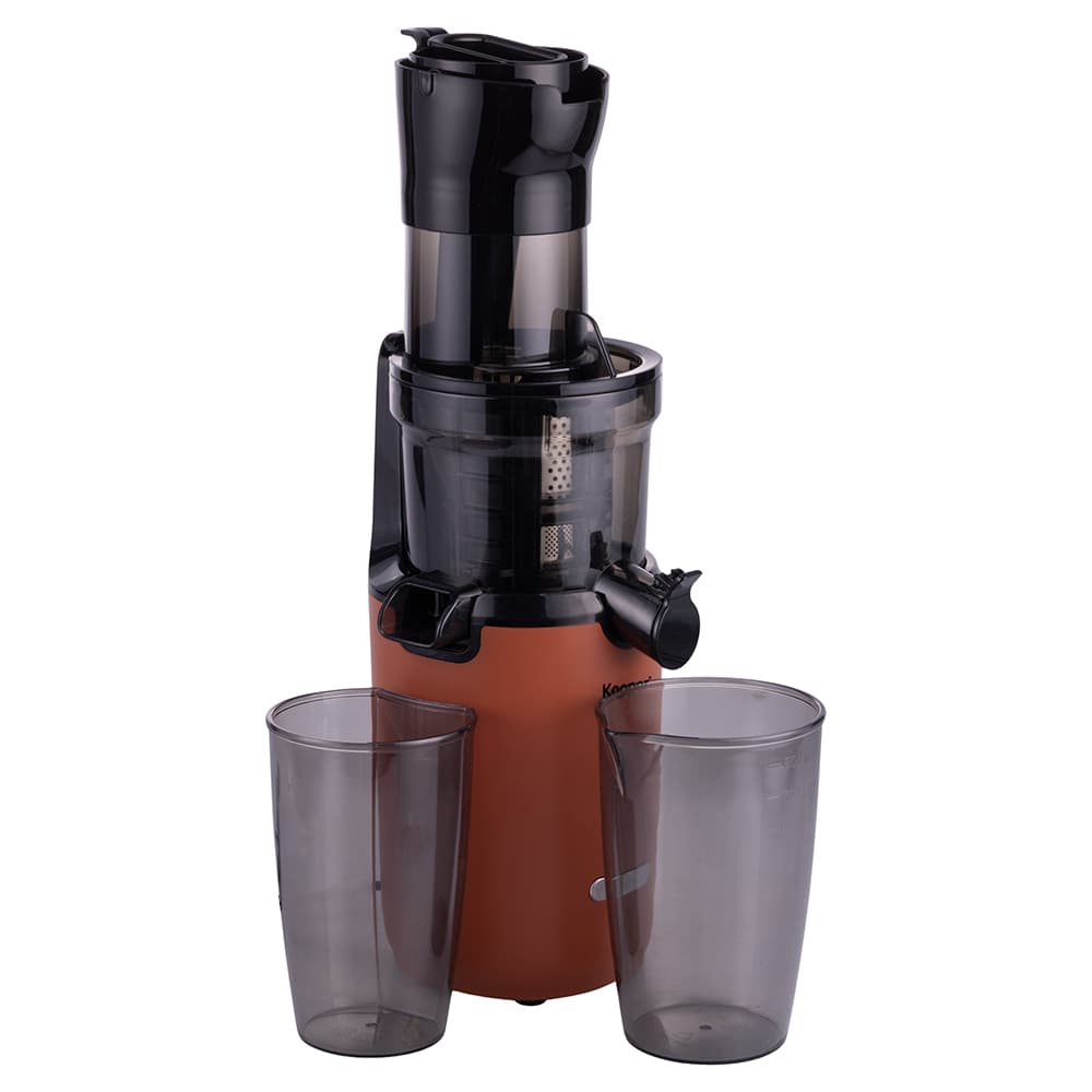 <p>Estrattore di succo per frutta e verdure 180 W, rosso mattone, Kooper</p>