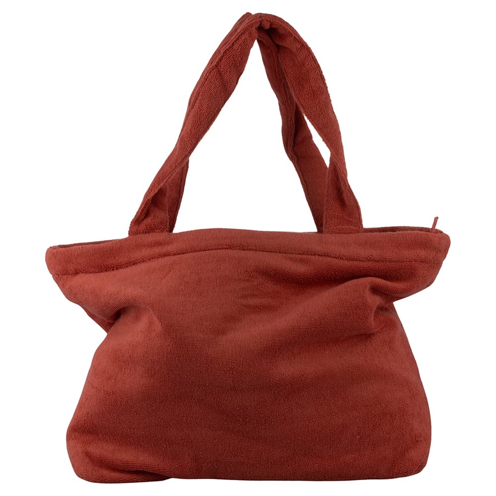 <p>Borsa mare in cotone, ruggine, 4 Toni</p>