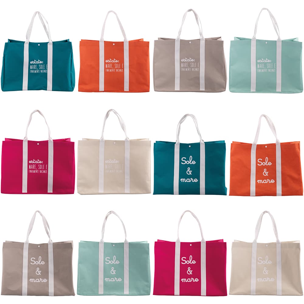 <p>Borsa mare con 2 manici in tessuto, Motivy e Pensieriny Sibilla</p>