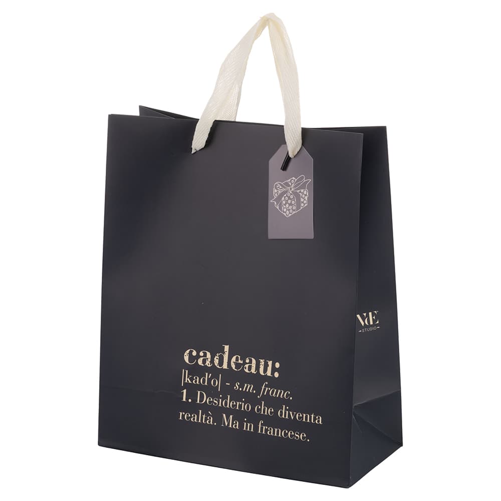 <p>Busta regalo media in carta 22x10x26 cm, Victionary Cadeau</p>