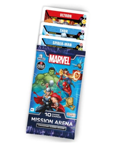 Sbabam MARVEL Mission Arena Trading Card Game Bustina 1 Busta