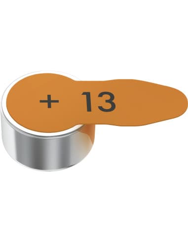 Batterie a Bottone per Apparecchi Acustici V13 6pz