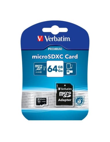 Memoria Micro SDXC 64 Gb con Adattatore - Classe 10