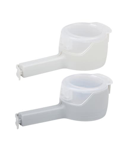Alpina - Clip 2 in 1 per chiusura confezioni con dispenser (2 pezzi)
