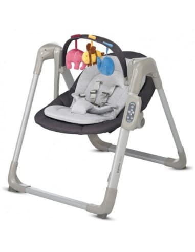 Inglesina wave altalena pepper: dondolo con 12 melodie e connessione per musica da telefono